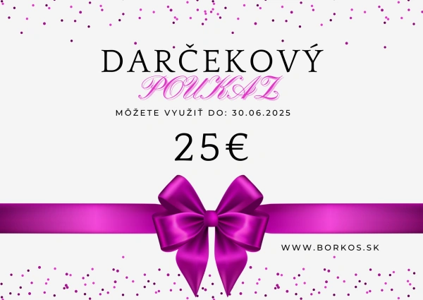 Darčekový poukaz 25,-€