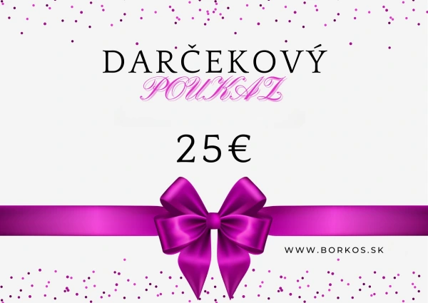 Darčekový poukaz 25,-€