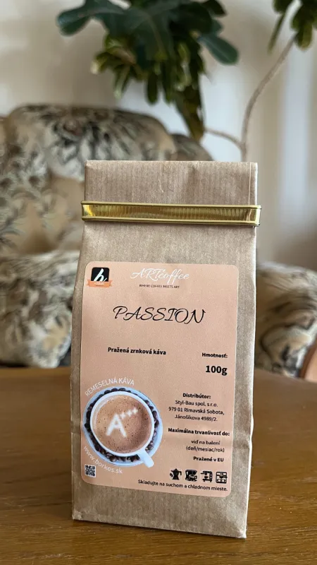 PASSION - Remeselná pražená zrnková káva