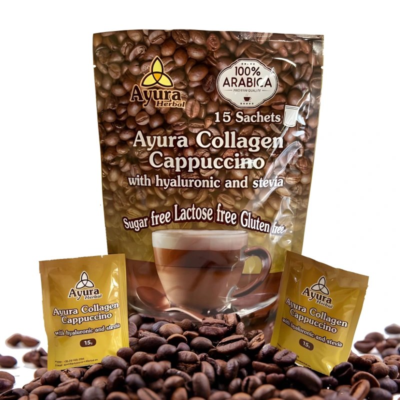 Cappuccino s kolagénom vrecká 15 x 15g