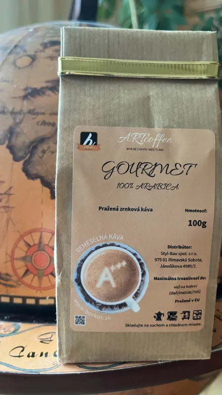 GOURMET - 100% Arabica - Remeselná pražená zrnková káva