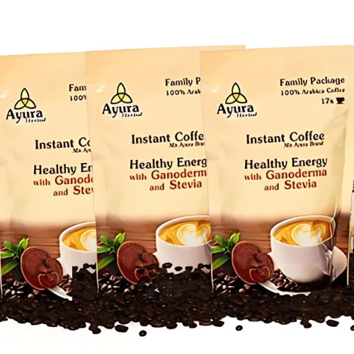 BALÍČEK - 3 ks -Ayura Cappuccino s hubami Ganoderma 250g - Family Package